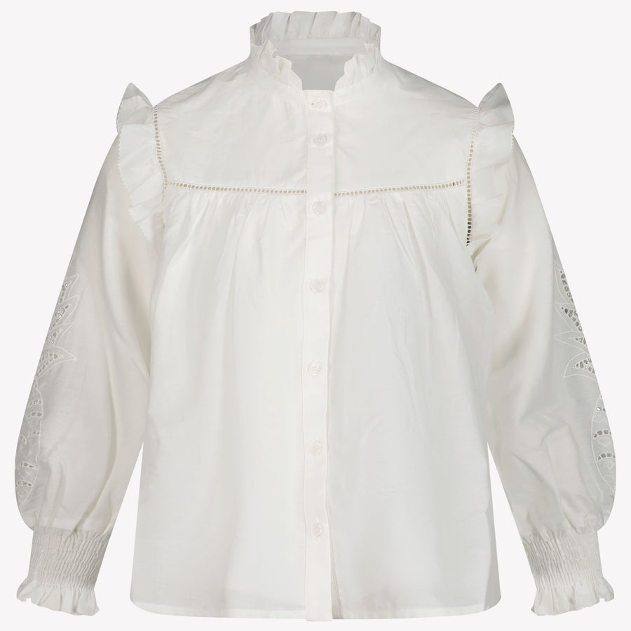 Chloe Girls Blouse in White