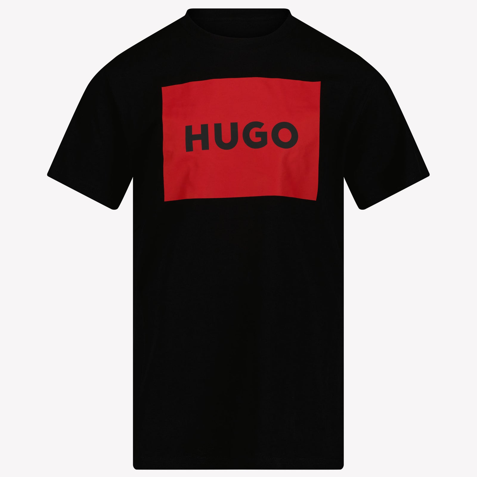 HUGO Kinder Jongens T-Shirt In Zwart