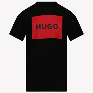 HUGO Kids Boys T-Shirt in Black