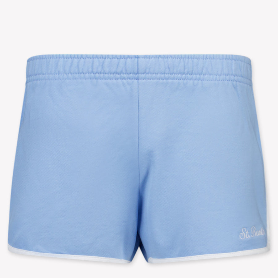 MC2 Saint Barth Kinder Meisjes Shorts In Licht Blauw