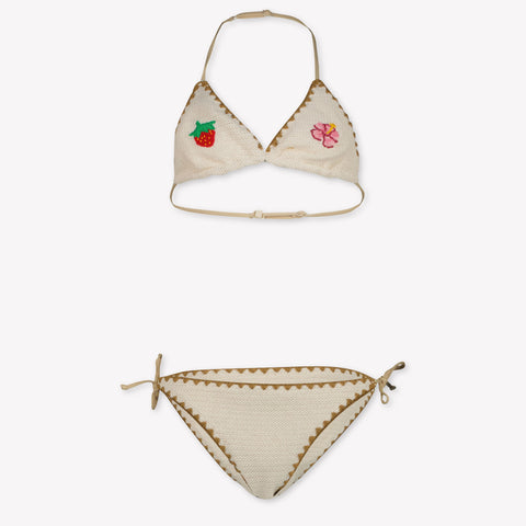 MC2 Saint Barth Kids Girls Swimwear  Offwhite