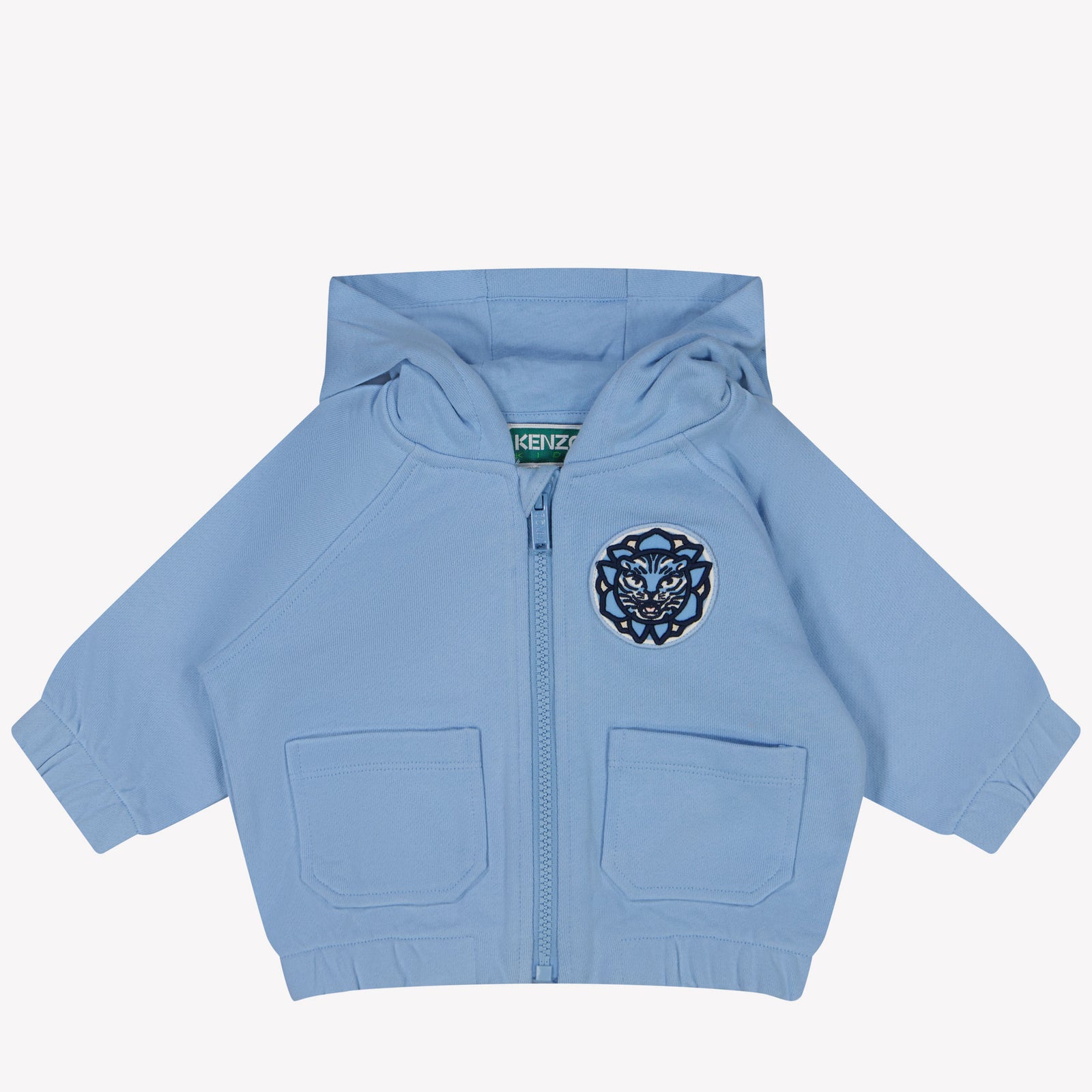 Kenzo Kids Baby Jongens Vest In Licht Blauw