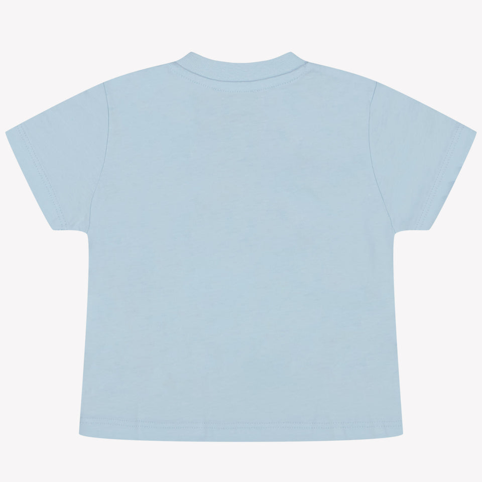 Kenzo Kids Baby Jongens T-Shirt In Licht Blauw