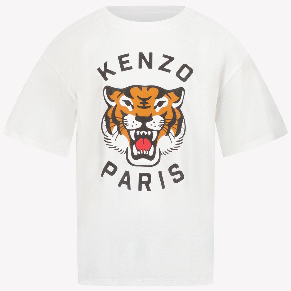 Kenzo Kids Kinder Jongens T-Shirt In Wit