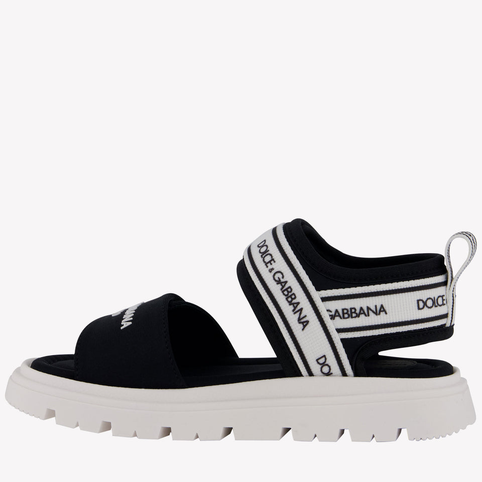 Dolce & Gabbana Unisex Sandalen In Zwart