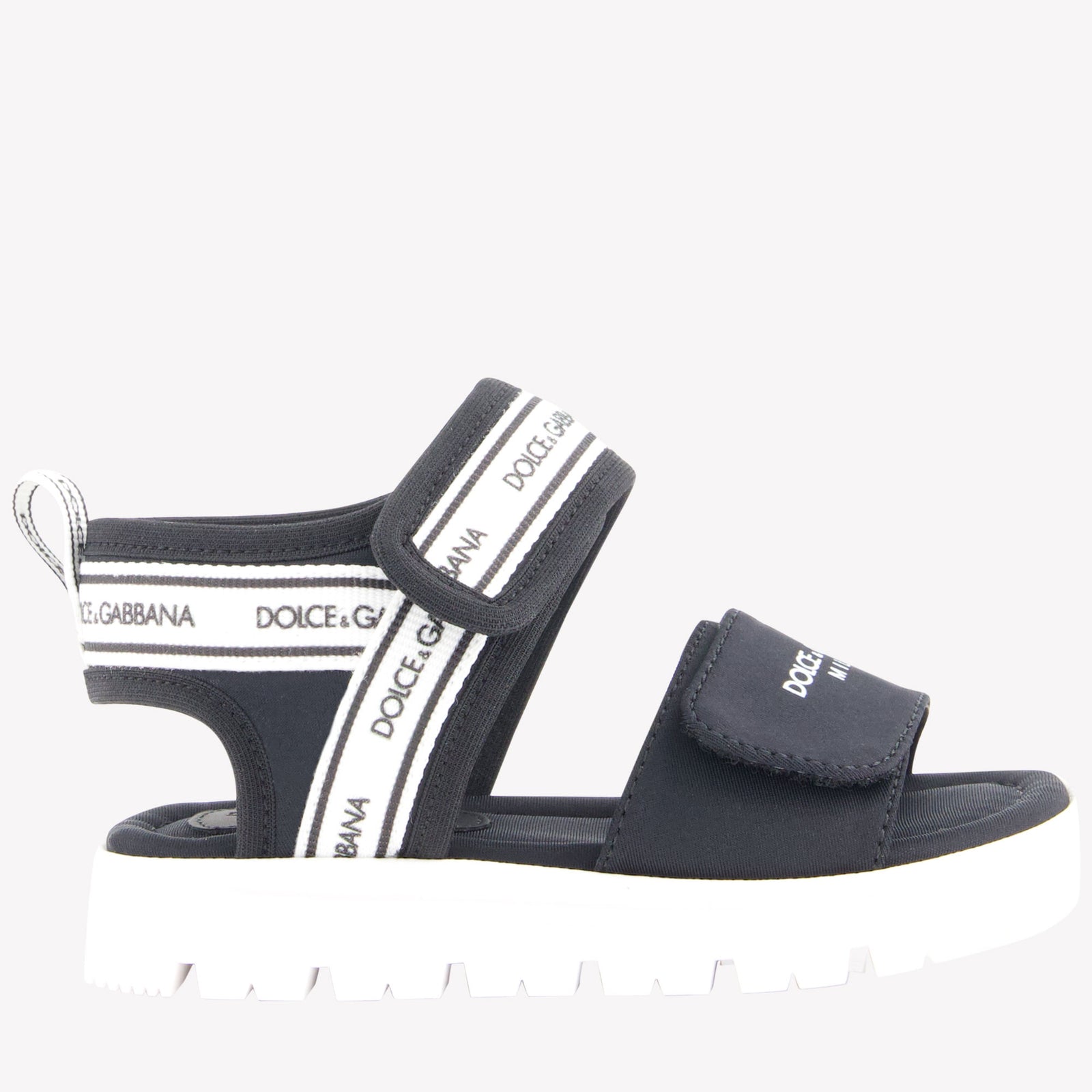 Dolce & Gabbana Unisex Sandalen In Zwart