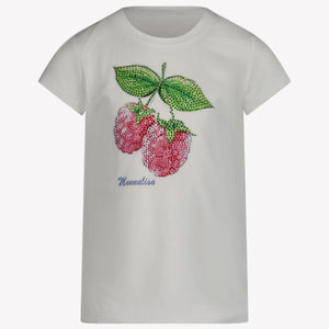 Monnalisa Kids Girls  T-Shirt White