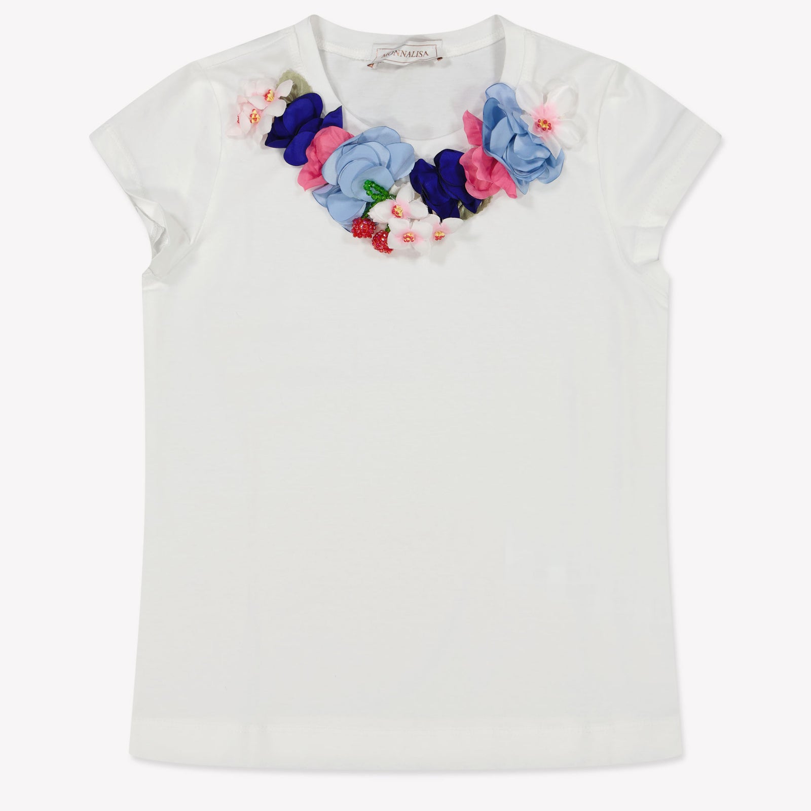 MonnaLisa Kids Girls in T-Shirt White