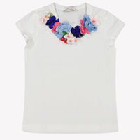 MonnaLisa Kinder Meisjes T-Shirt in Wit