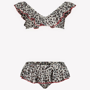 MonnaLisa Kinder Meisjes Zwemkleding in Panter