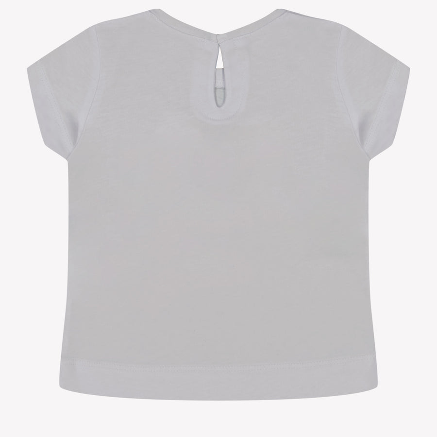MonnaLisa Baby Meisjes T-Shirt in Wit