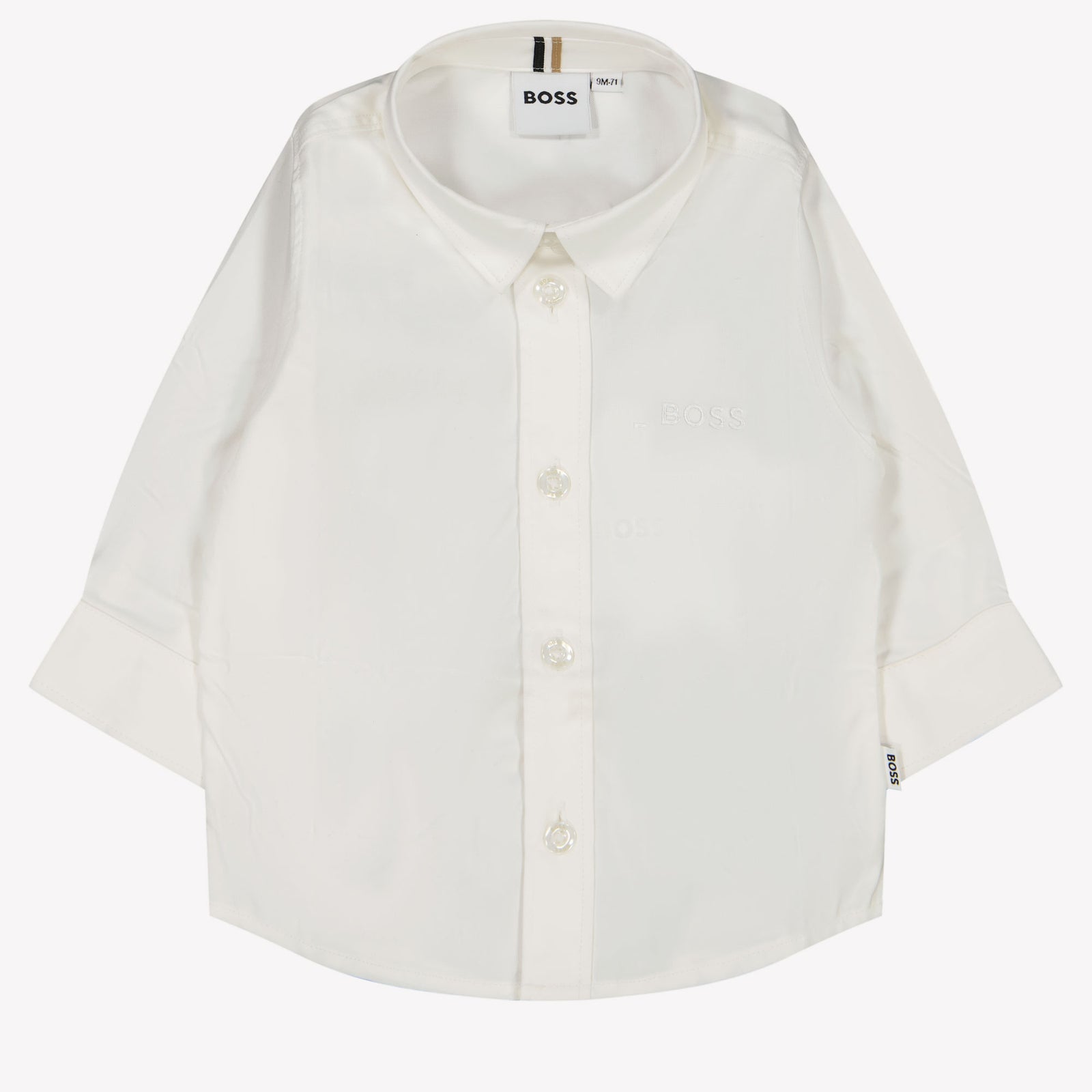 Boss Baby Jongens Blouse In Wit