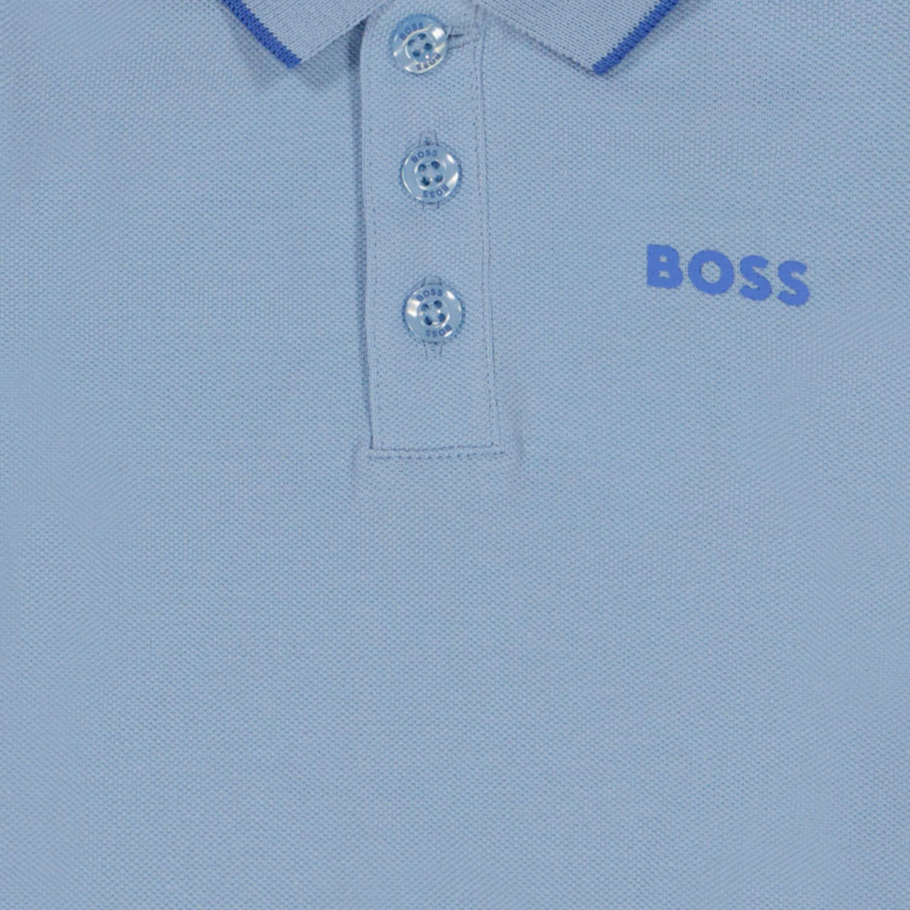 Boss Baby Jongens Polo In Licht Blauw