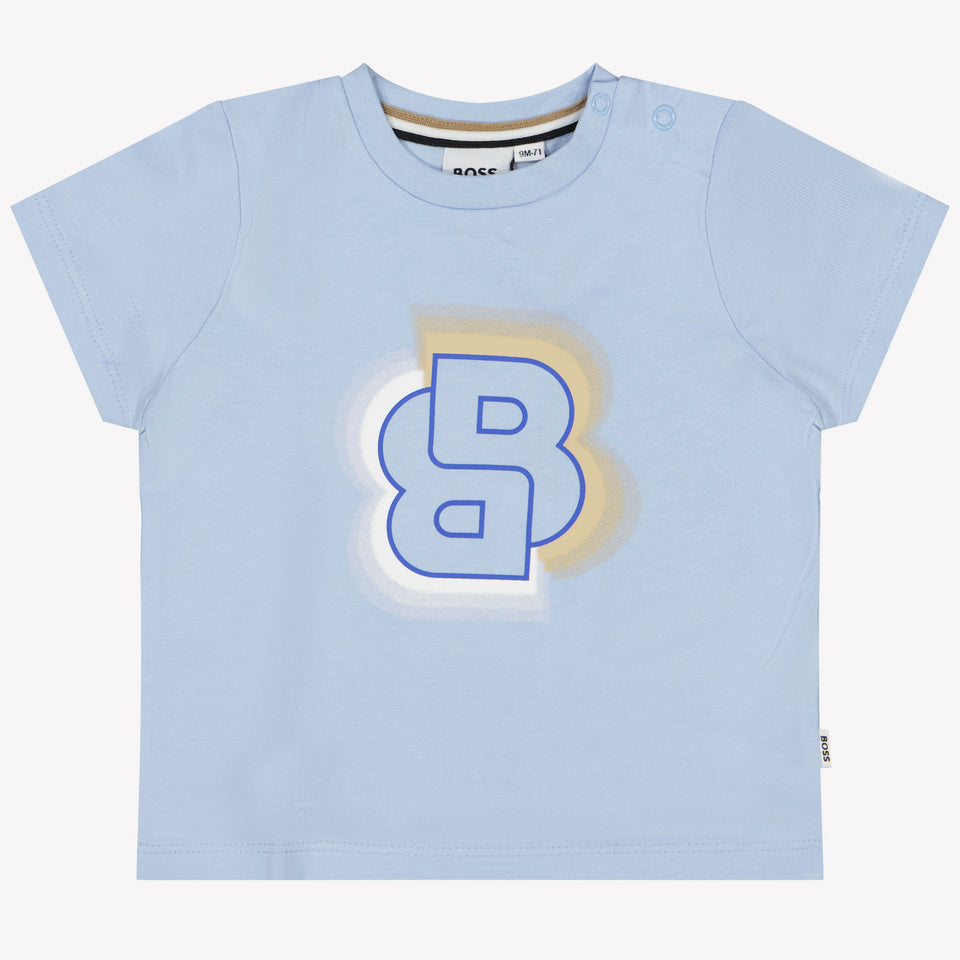 Boss Baby Jongens Polo In Licht Blauw