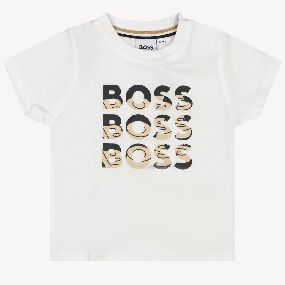 Boss Baby Boys Polo in White