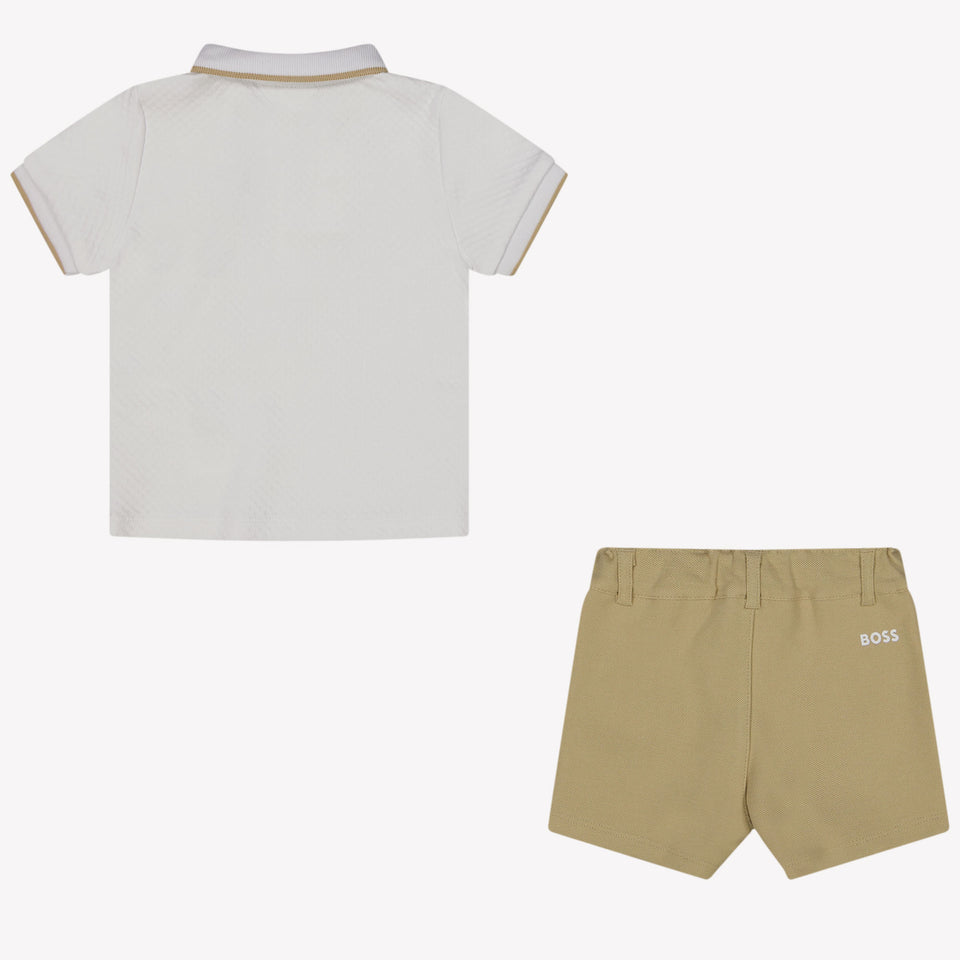 Boss Baby Boys Set in White