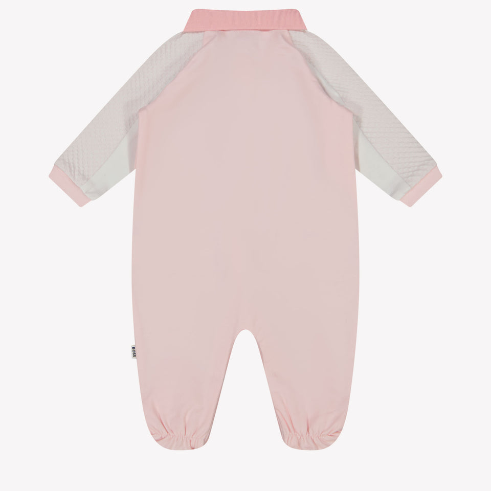 Boss Baby Girls boxing suit in Light Pink