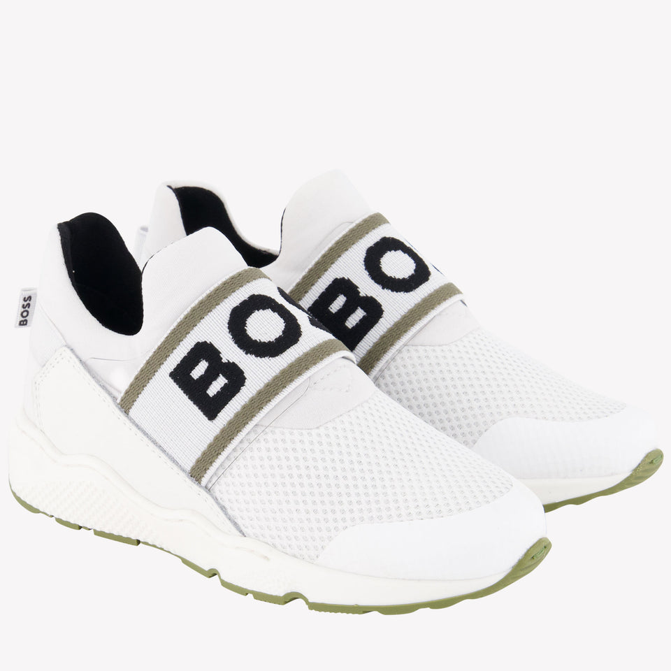 Boss Boys Sneakers in White