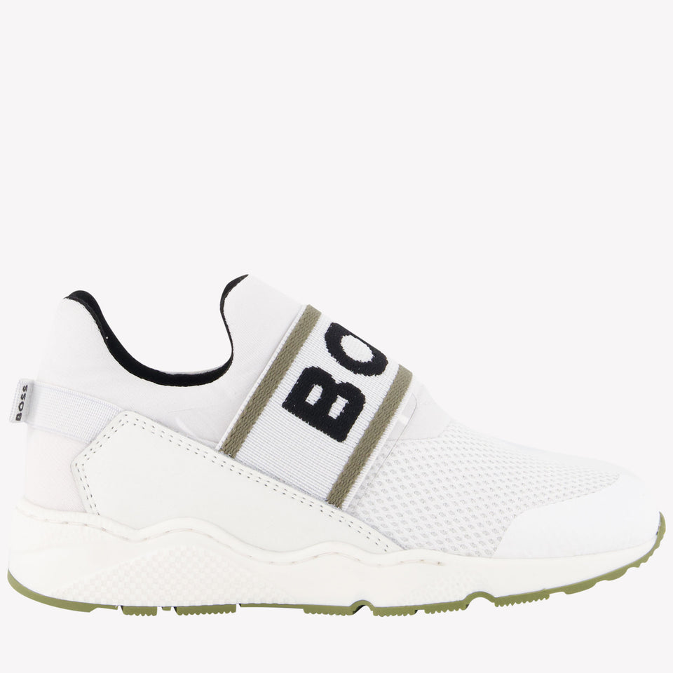 Boss Boys Sneakers in White