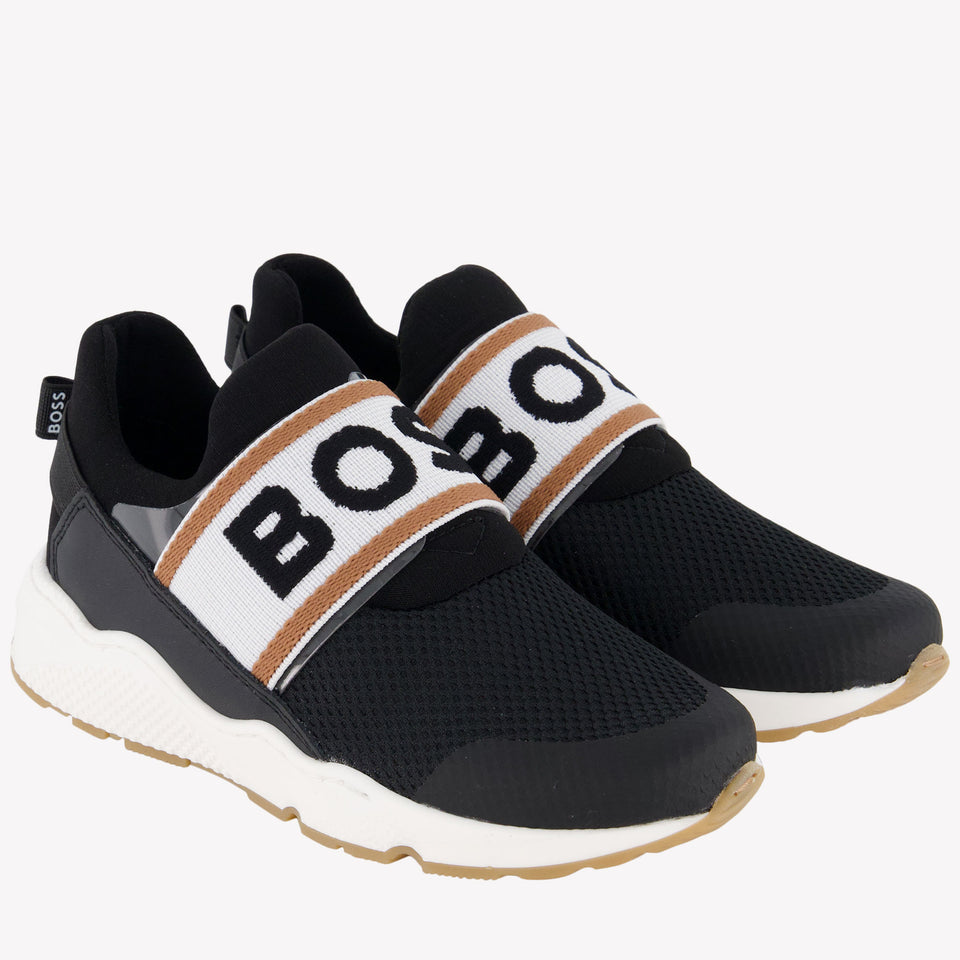 Boss Boys Sneakers in Black