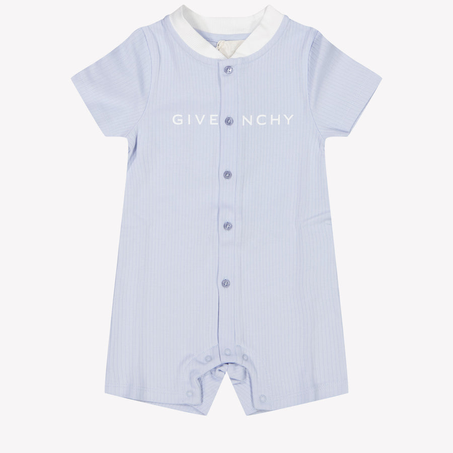 Givenchy Baby Unisex Playsuit  Light Blue