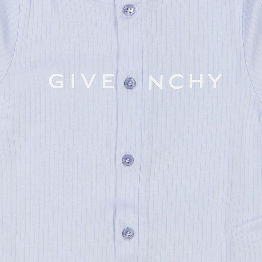 Givenchy Baby Unisex Playsuit  Light Blue