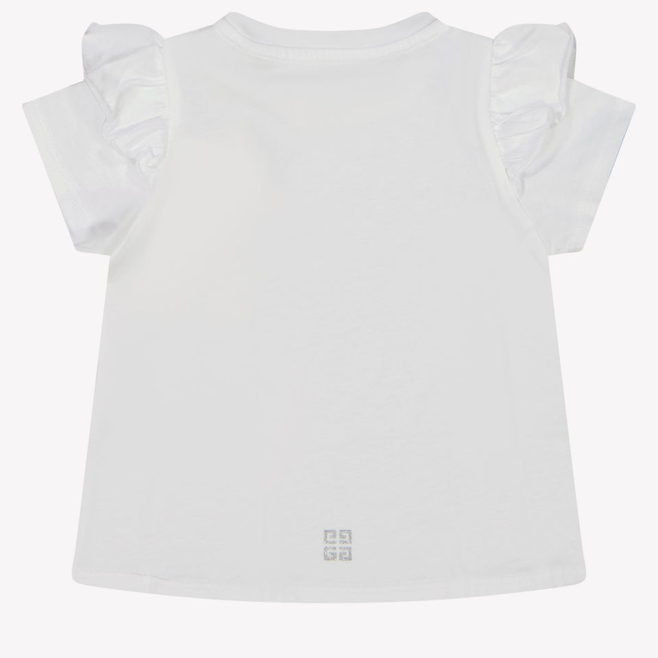 Givenchy Baby Meisjes T-Shirt In Wit