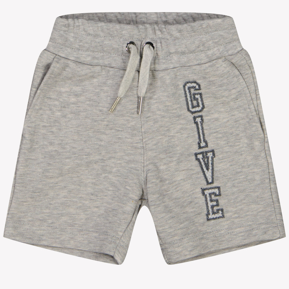 Givenchy Baby Jongens Shorts In Licht Grijs