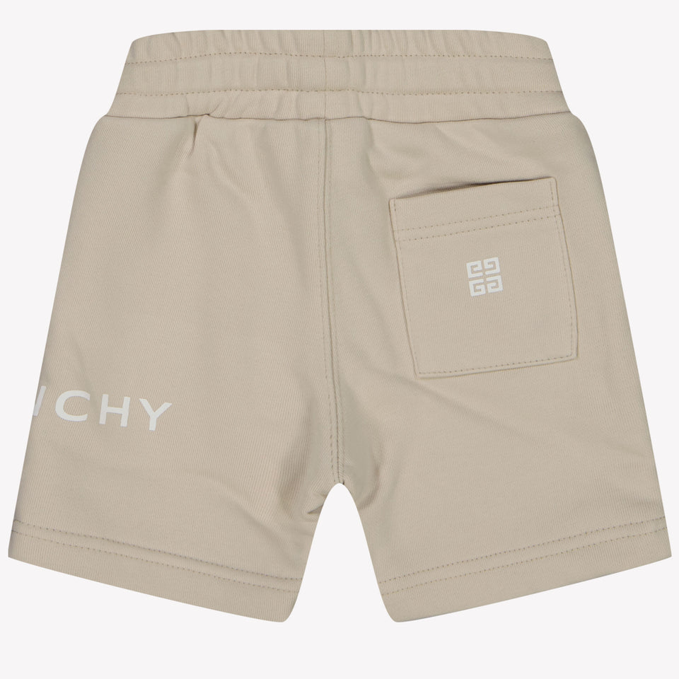 Givenchy Baby Jongens Shorts In Licht Beige