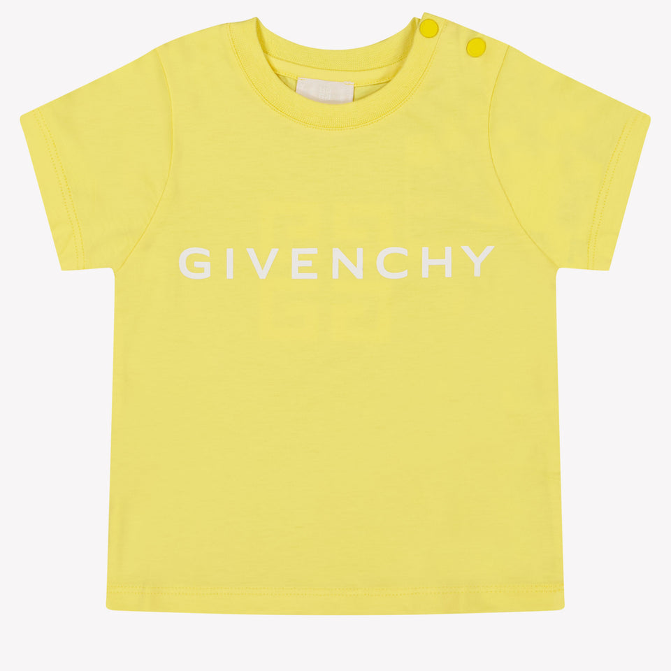 Givenchy Baby Jongens T-Shirt In Geel