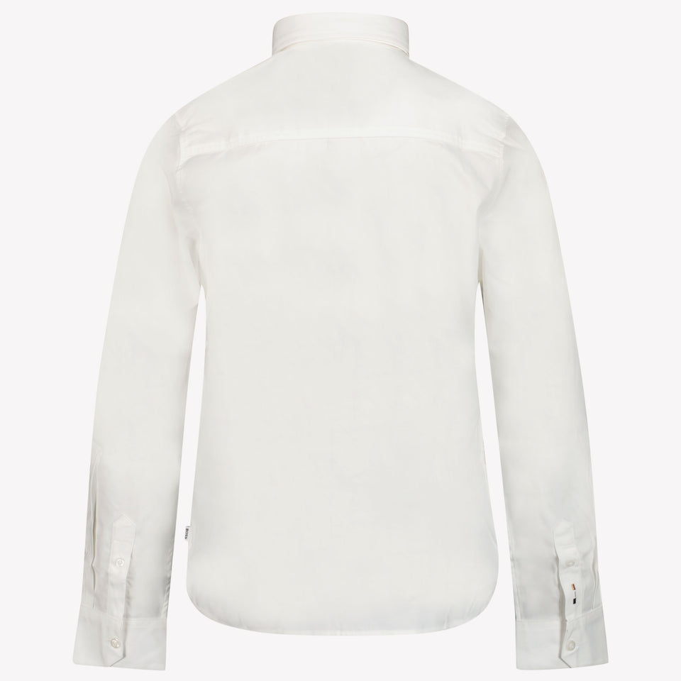 Boss Kids Boys Blouse in White