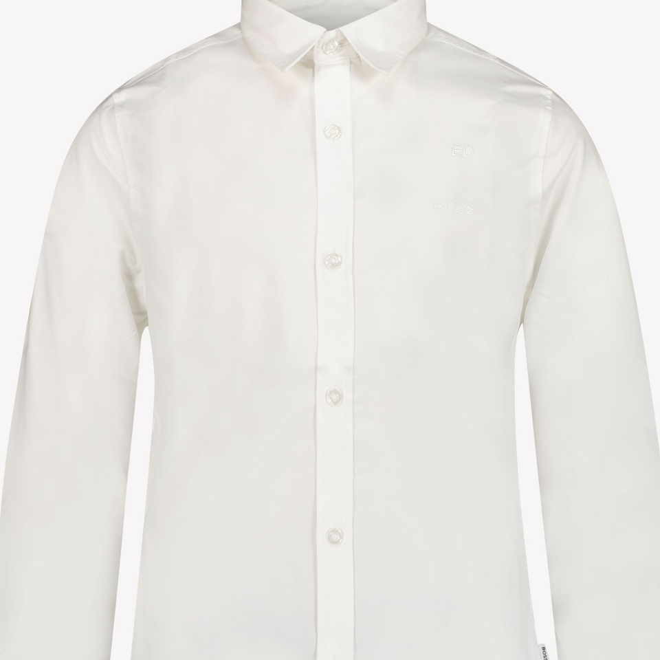 Boss Kids Boys Blouse in White