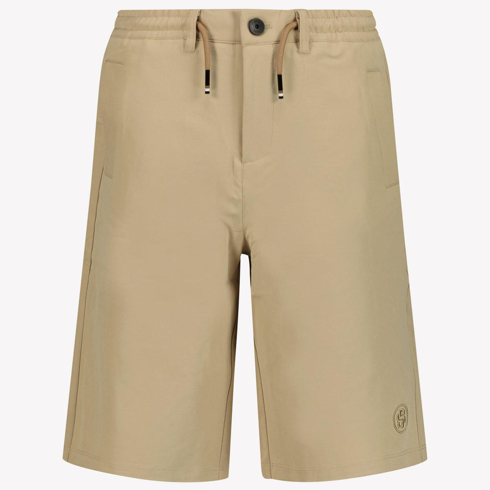 Boss Kinder Jongens Shorts In Beige