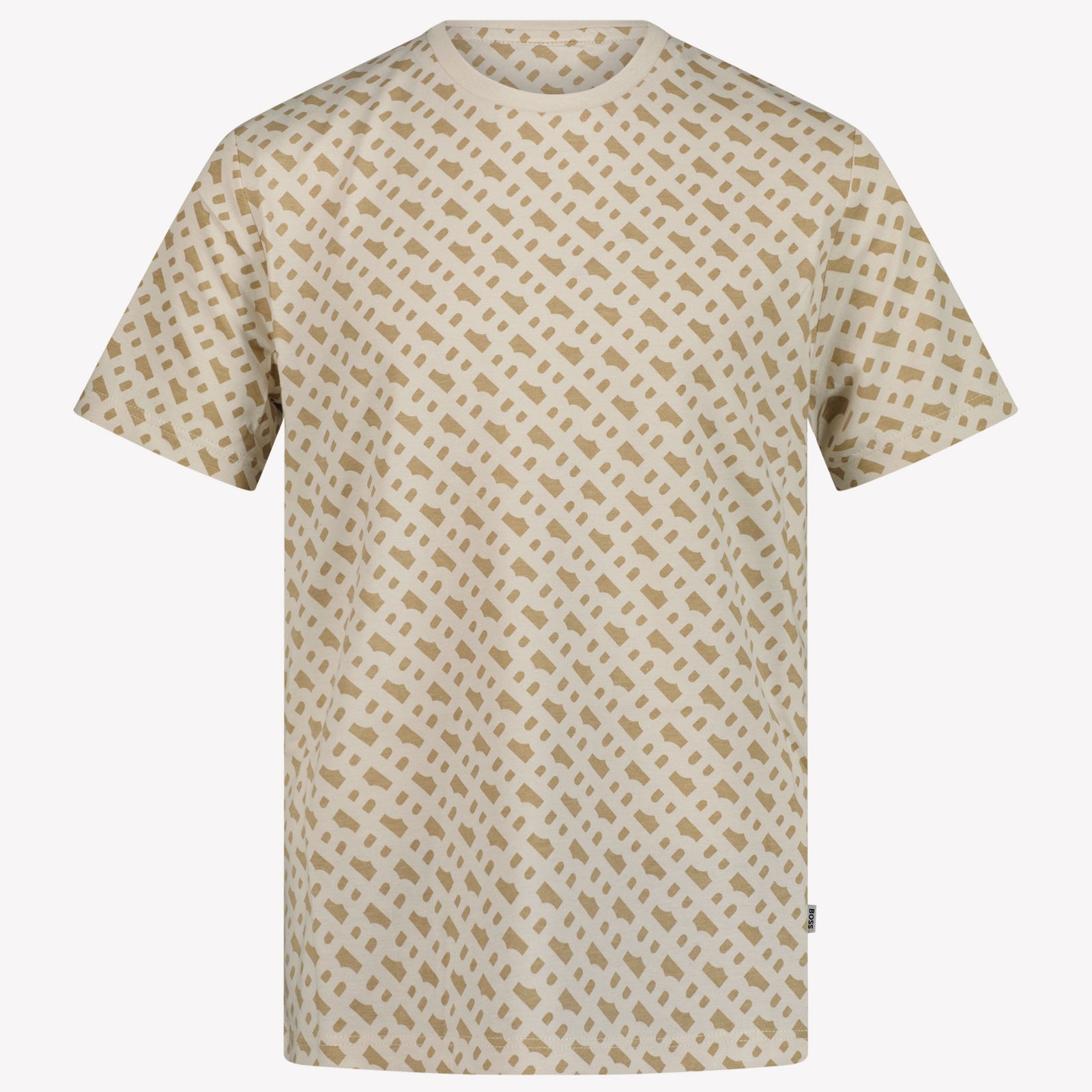 Boss Kinder Jongens T-Shirt In Beige