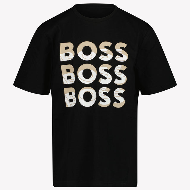 Boss Kids Boys in T-Shirt Black