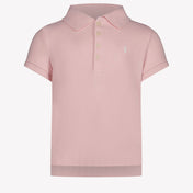 Ralph Lauren Kinder Meisjes Polo In Licht Roze