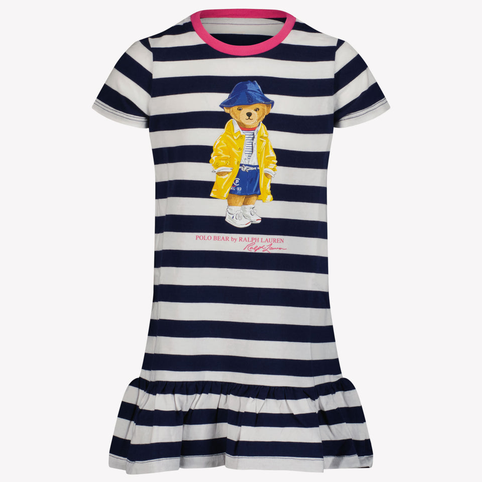 Ralph Lauren Kinder Meisjes Jurk In Navy