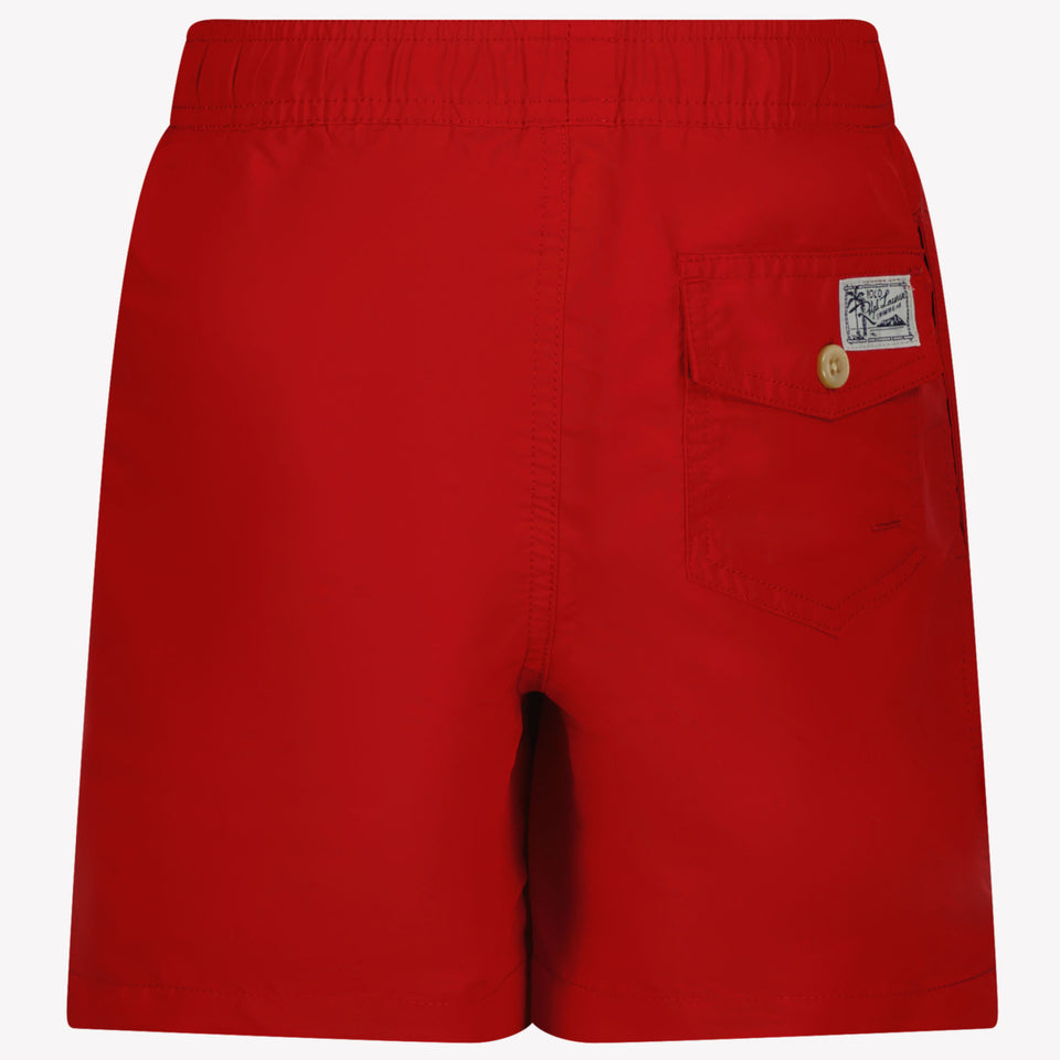 Ralph Lauren Kinder Jongens Zwemkleding In Rood