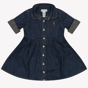 Ralph Lauren Baby Girls Dress  Blue