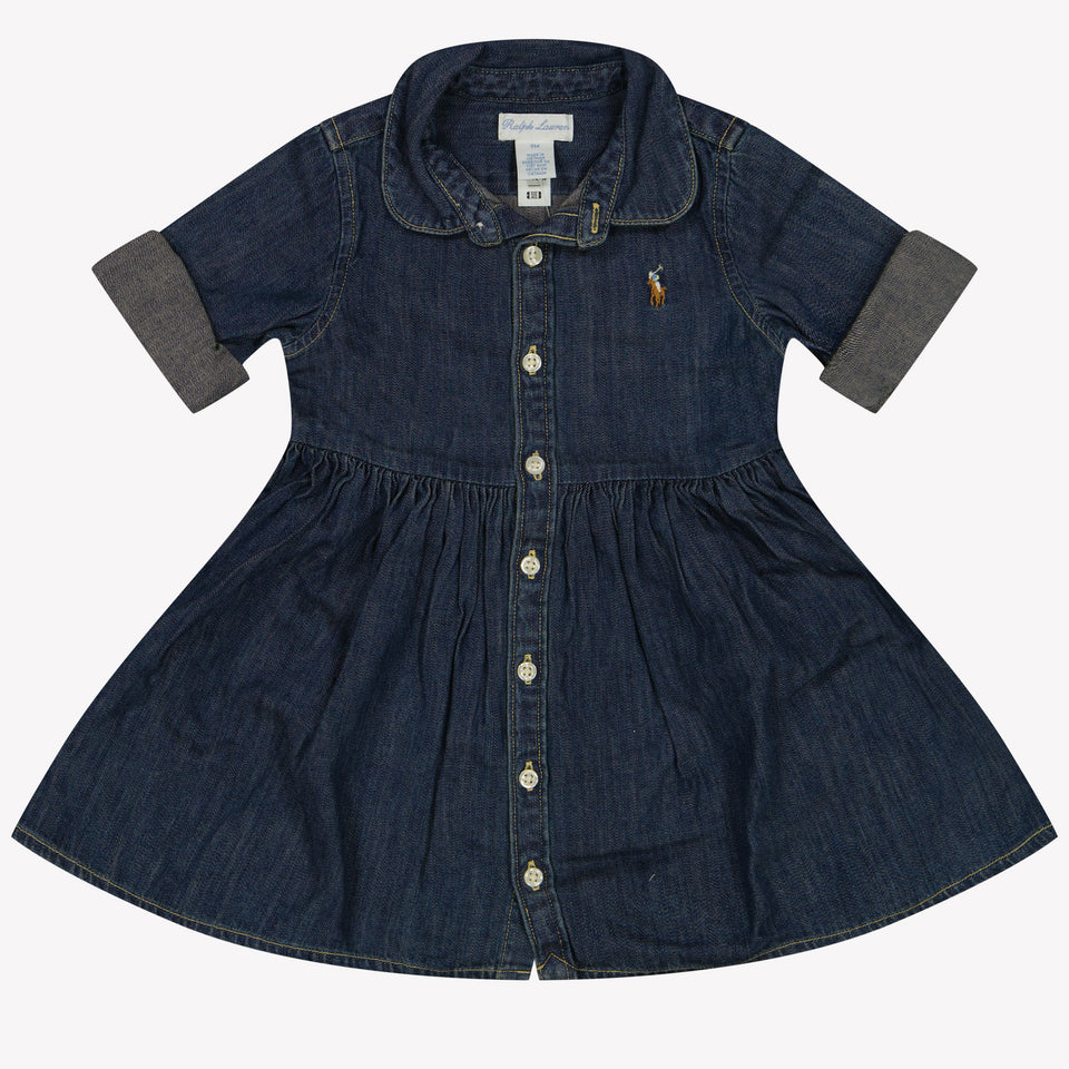 Ralph Lauren Baby Girls Dress  Blue