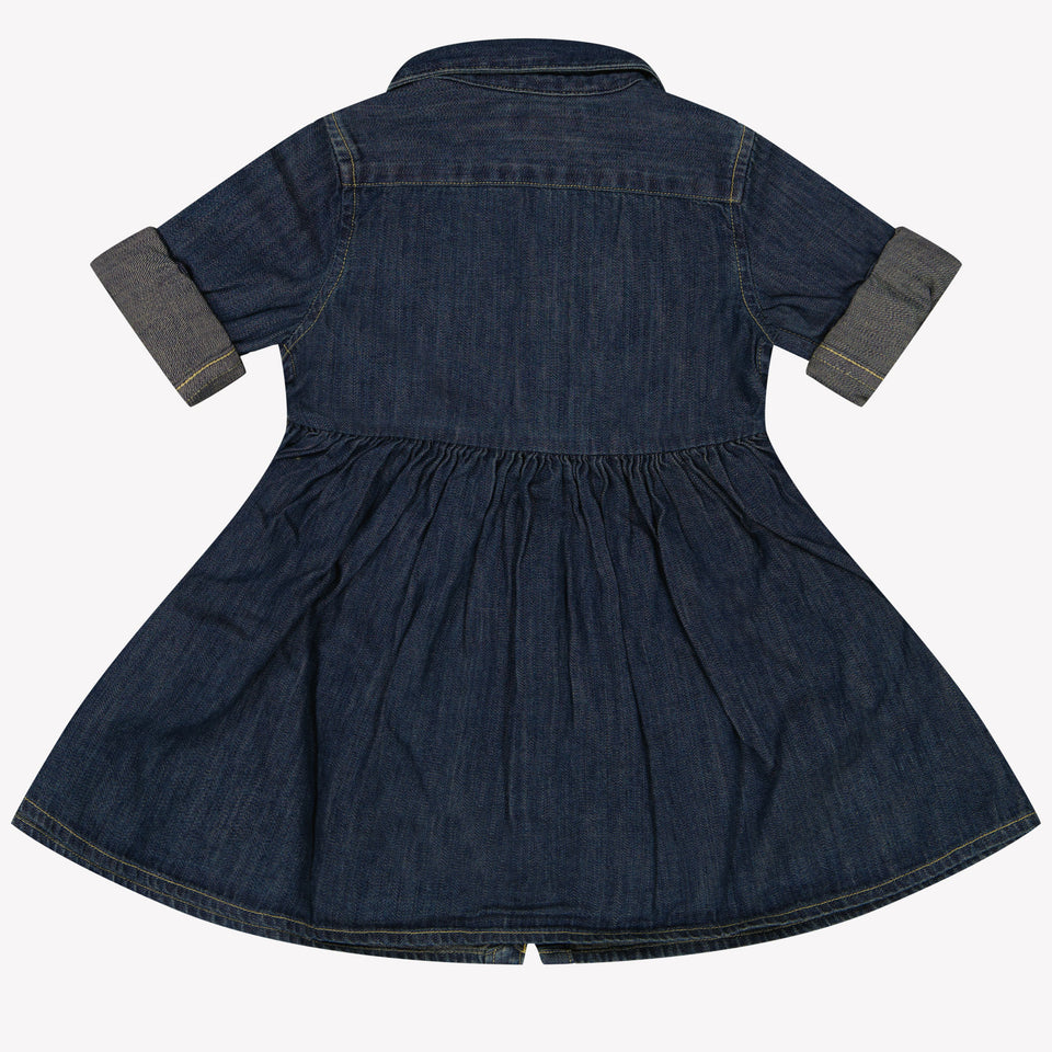 Ralph Lauren Baby Girls Dress In Jeans