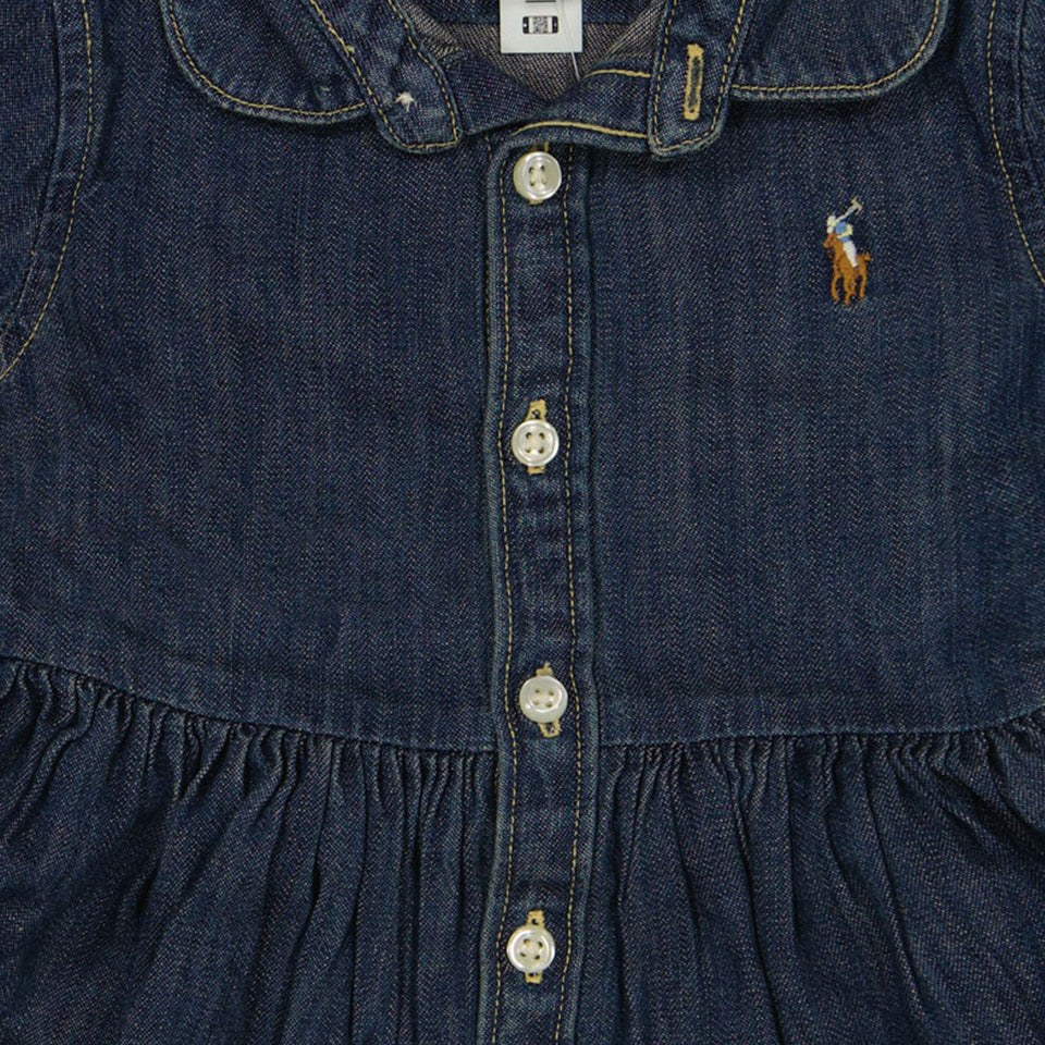 Ralph Lauren Baby Girls Dress  Blue