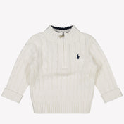 Ralph Lauren Baby Boys Sweater in White