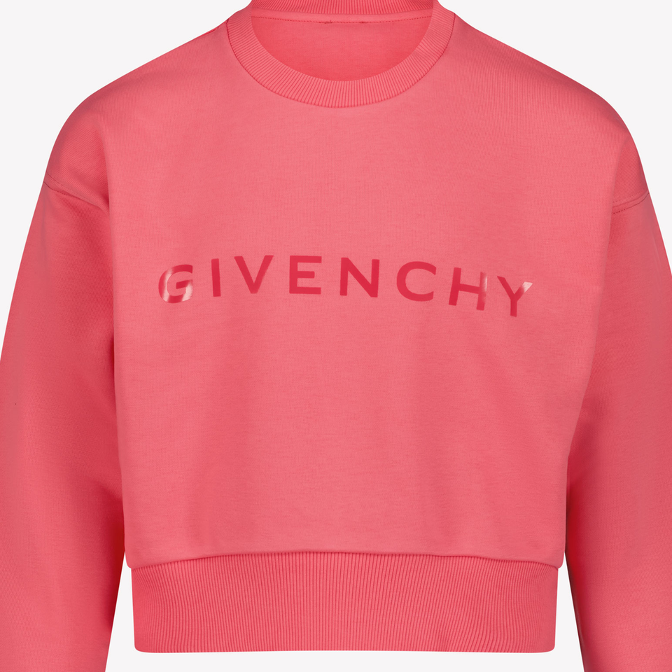 Givenchy Kinder Meisjes Trui In Fuchsia