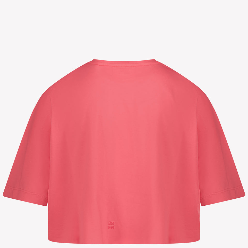 Givenchy Kinder Meisjes T-Shirt In Fuchsia