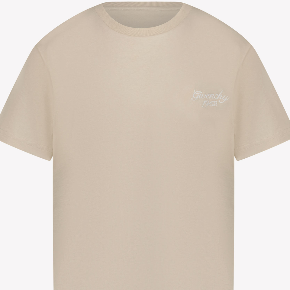 Givenchy Kids Boys in T-Shirt Beige