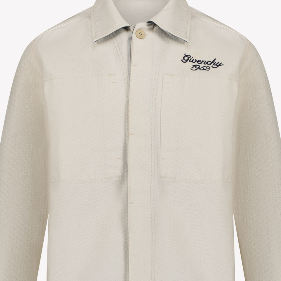 Givenchy Kids Boys Blouse in Beige