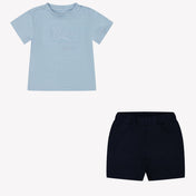 Guess Baby Boys Set in Light Blue