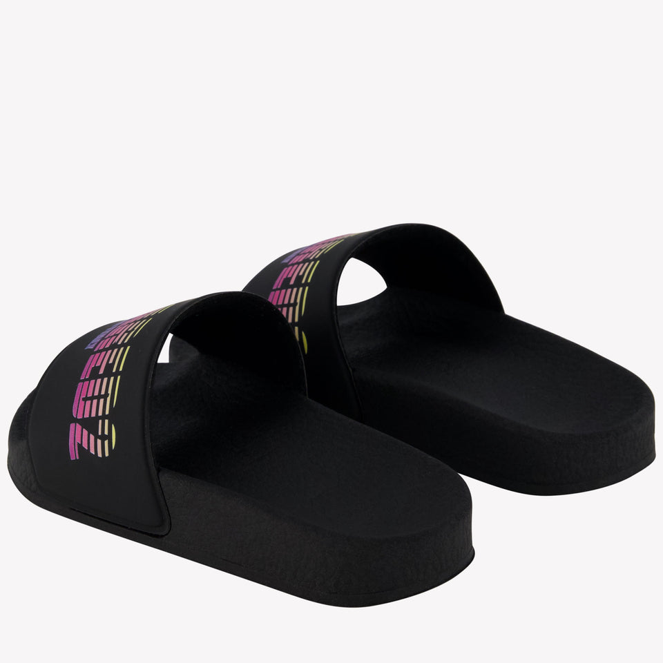 Dsquared2 Meisjes Slippers In Zwart