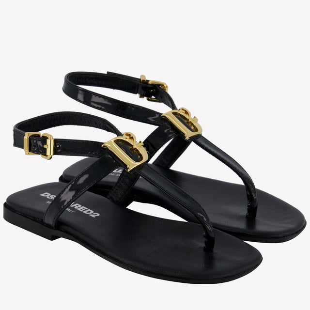 Dsquared2 Girls Sandals In Black